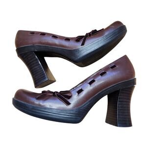 Somethin' Else Skechers Y2K brown heels Coquette Whimsigoth 7.5